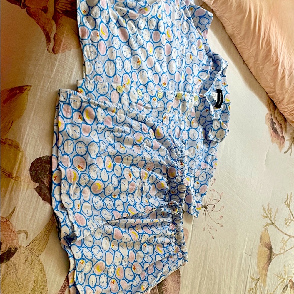 Xhilaration Blue and Pink Pajama Set